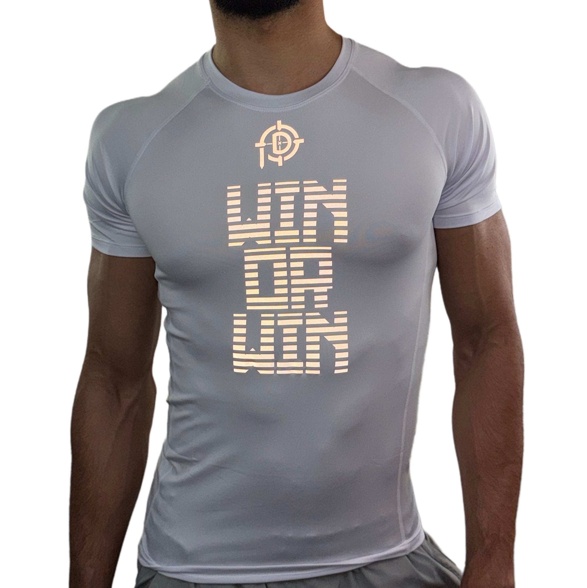 PLUDYNA WIN – White Compression Tee