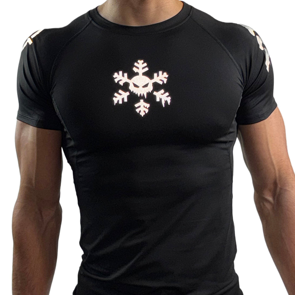 PLUDYNA SNOWMAN – Black Compression Tee