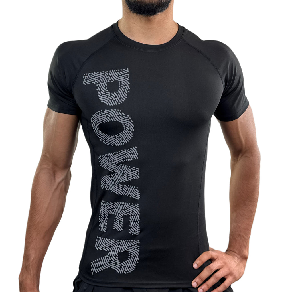 PLUDYNA POWER – Black/Grey Compression Tee