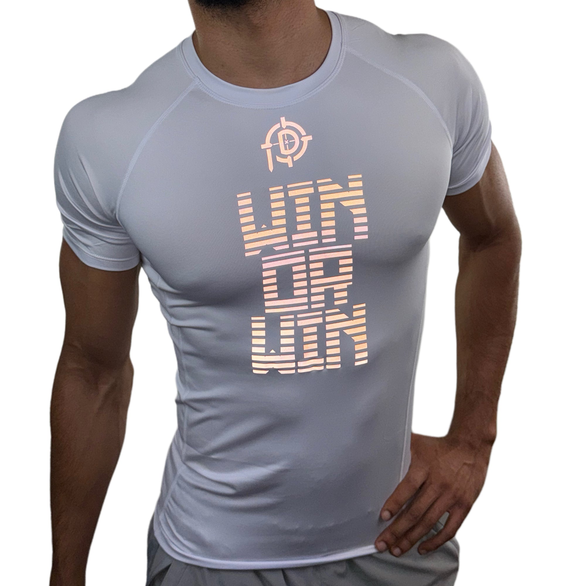 PLUDYNA WIN – White Compression Tee