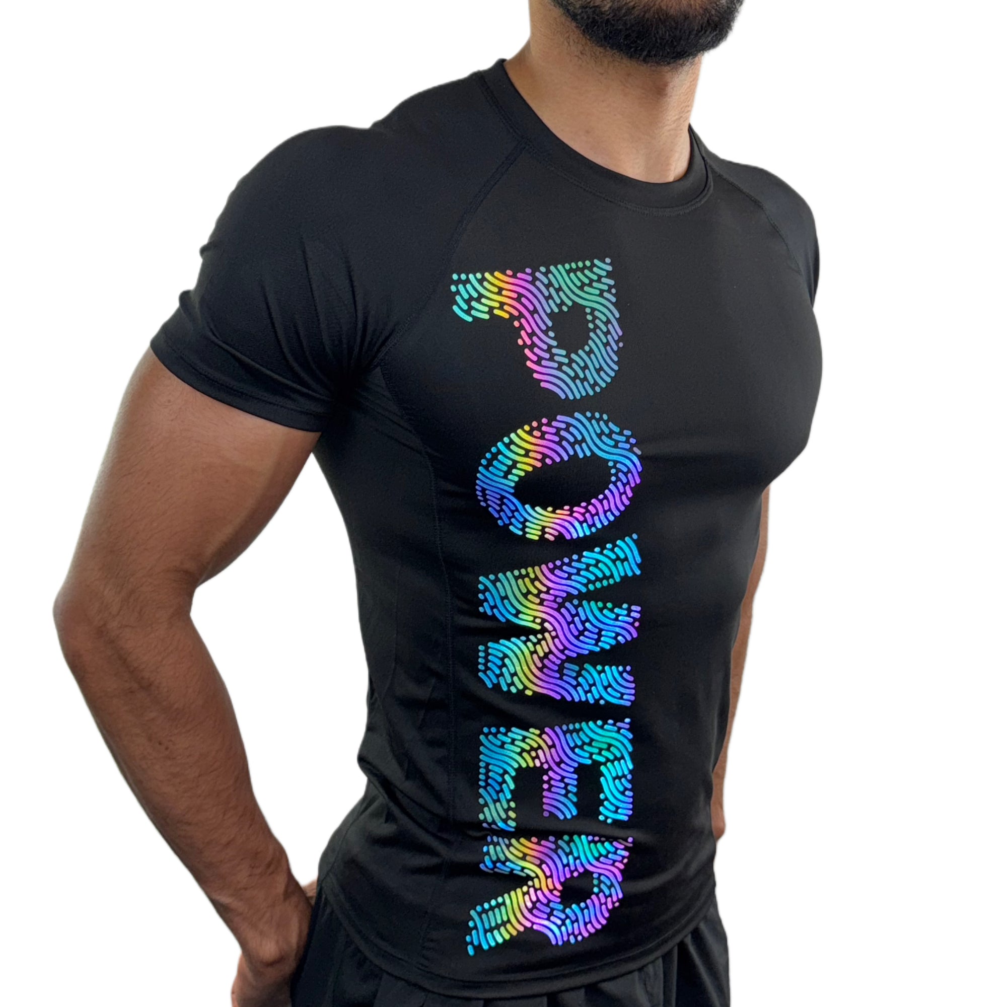 PLUDYNA POWER – Black/Color Compression Tee