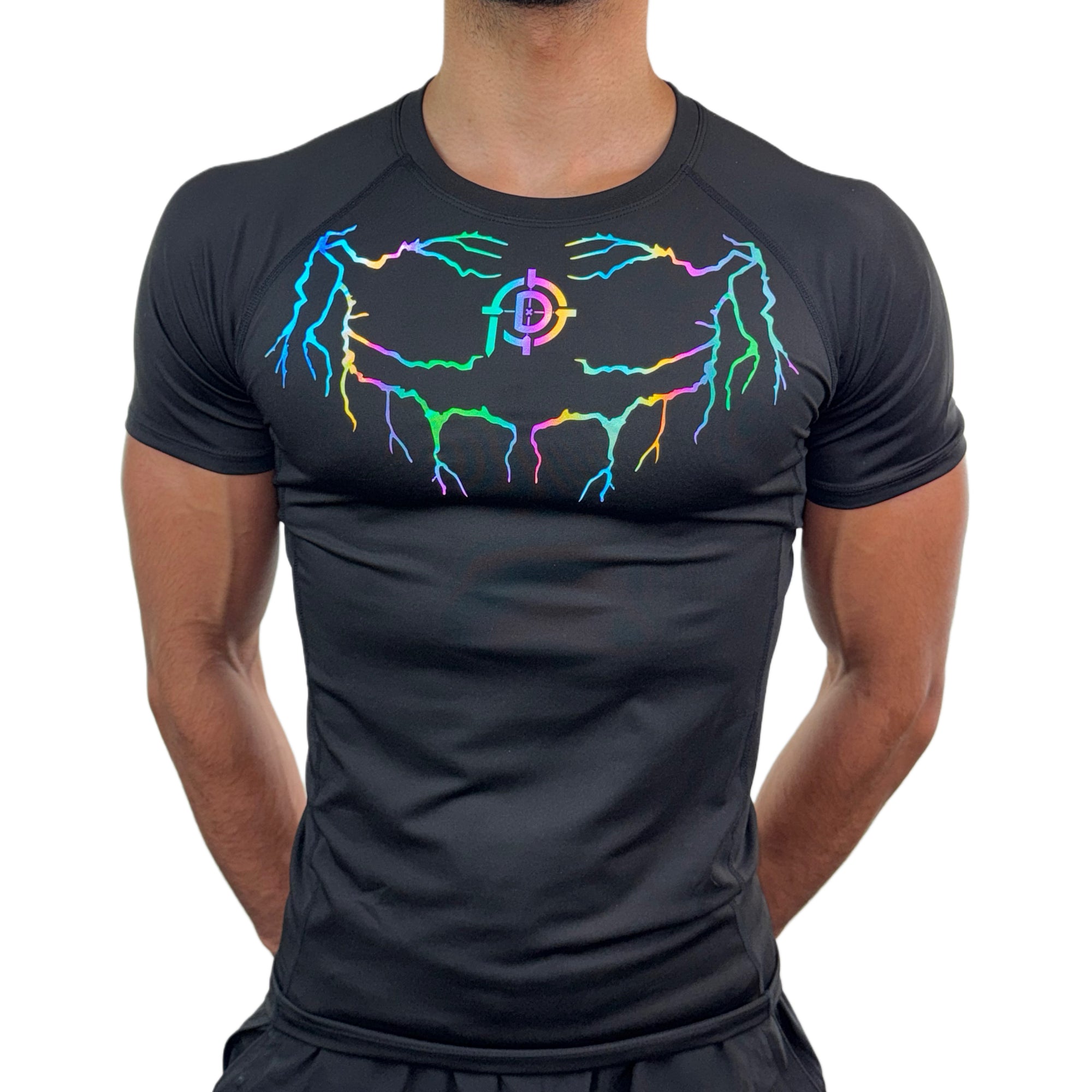 PLUDYNA SHOCK – Black Compression Tee