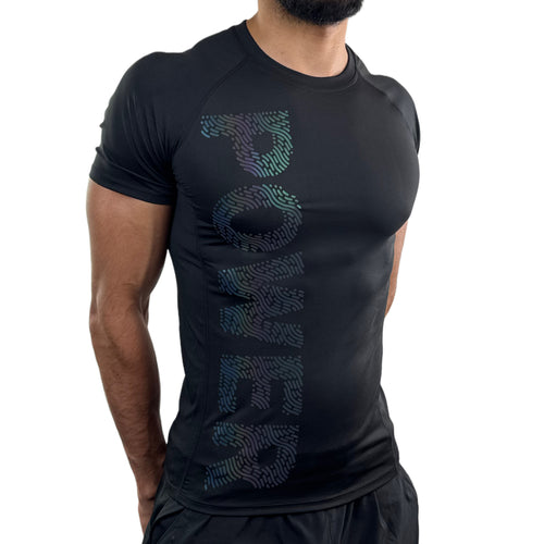 PLUDYNA POWER – Black/Color Compression Tee