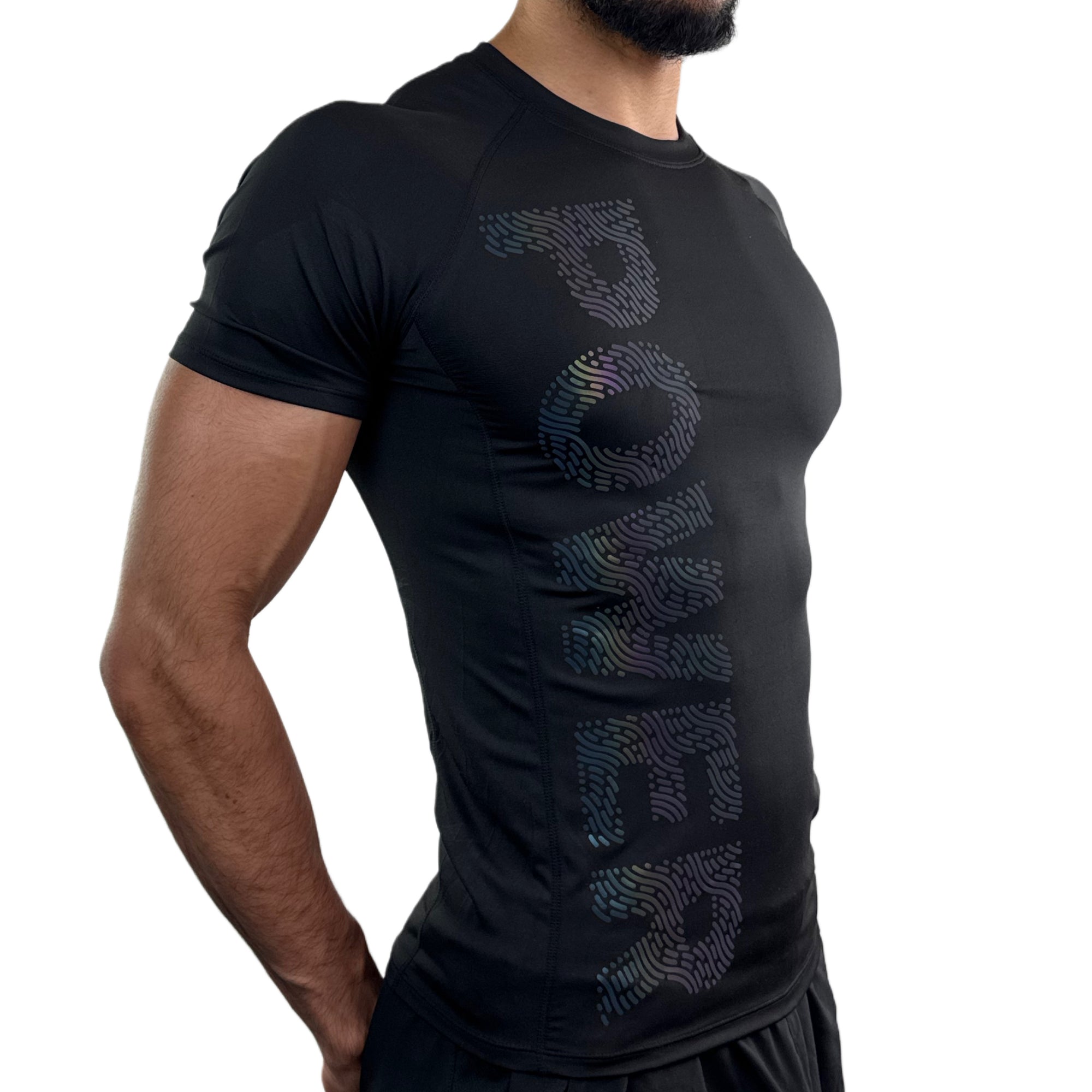 PLUDYNA POWER – Black/Color Compression Tee