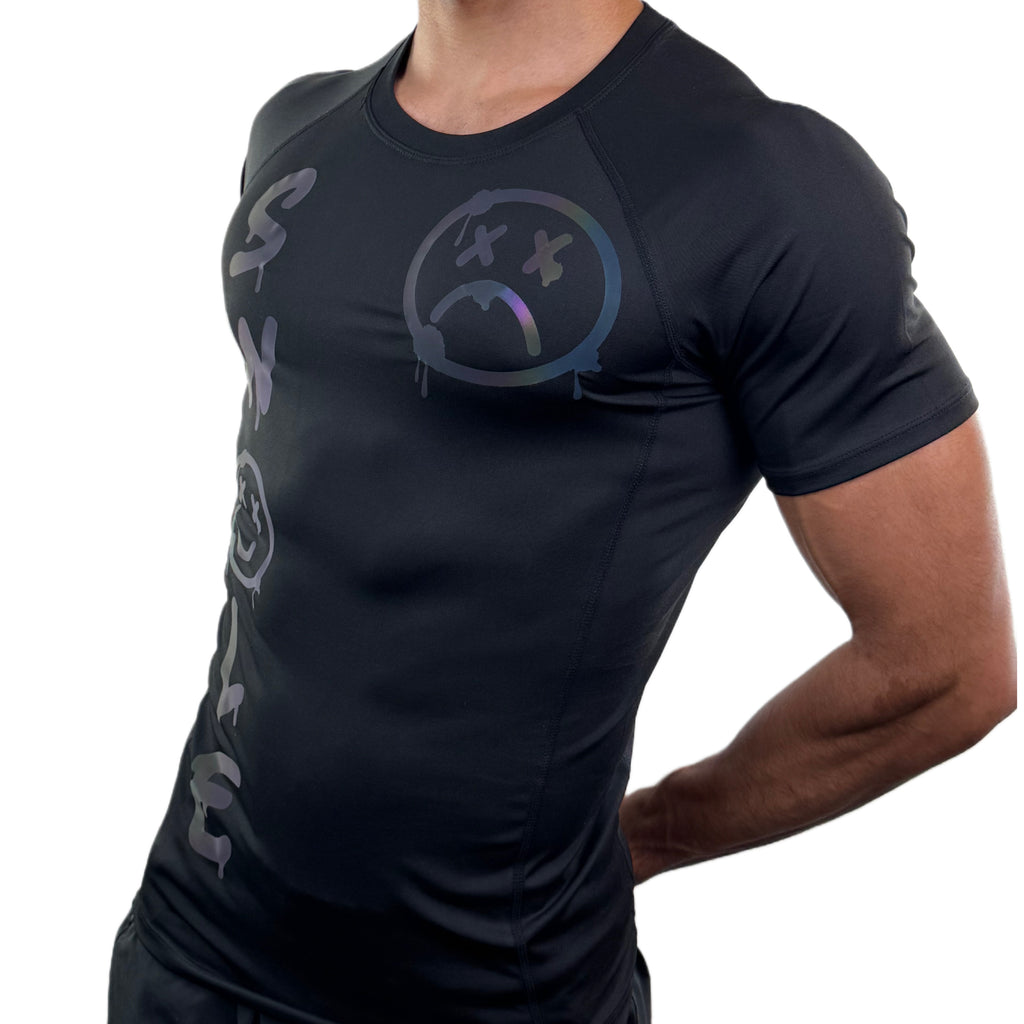 PLUDYNA SWOLE – Black Compression Tee