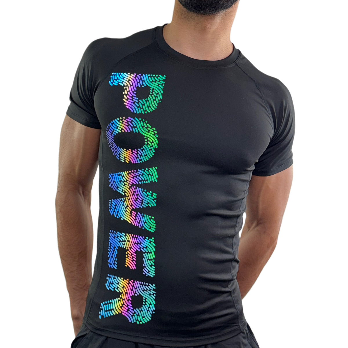 PLUDYNA POWER – Black/Color Compression Tee
