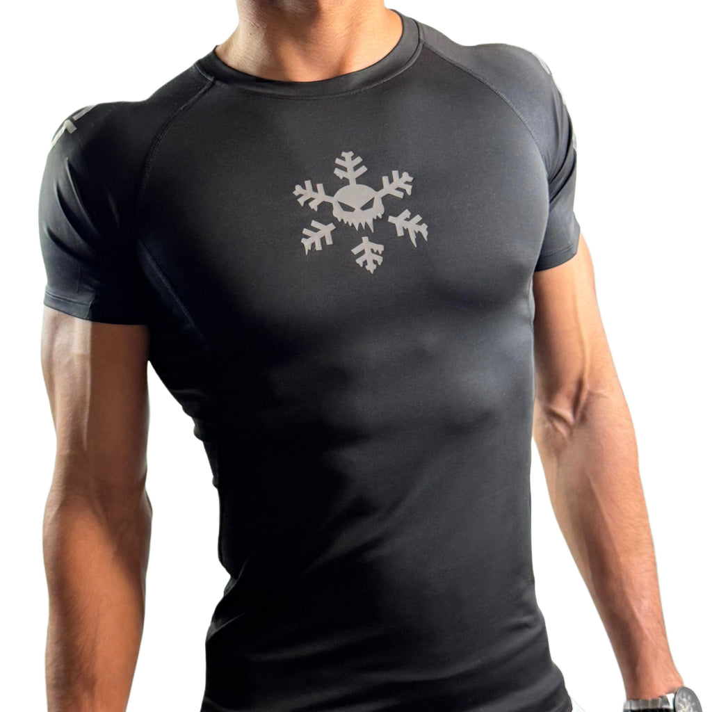 PLUDYNA SNOWMAN – Black Compression Tee
