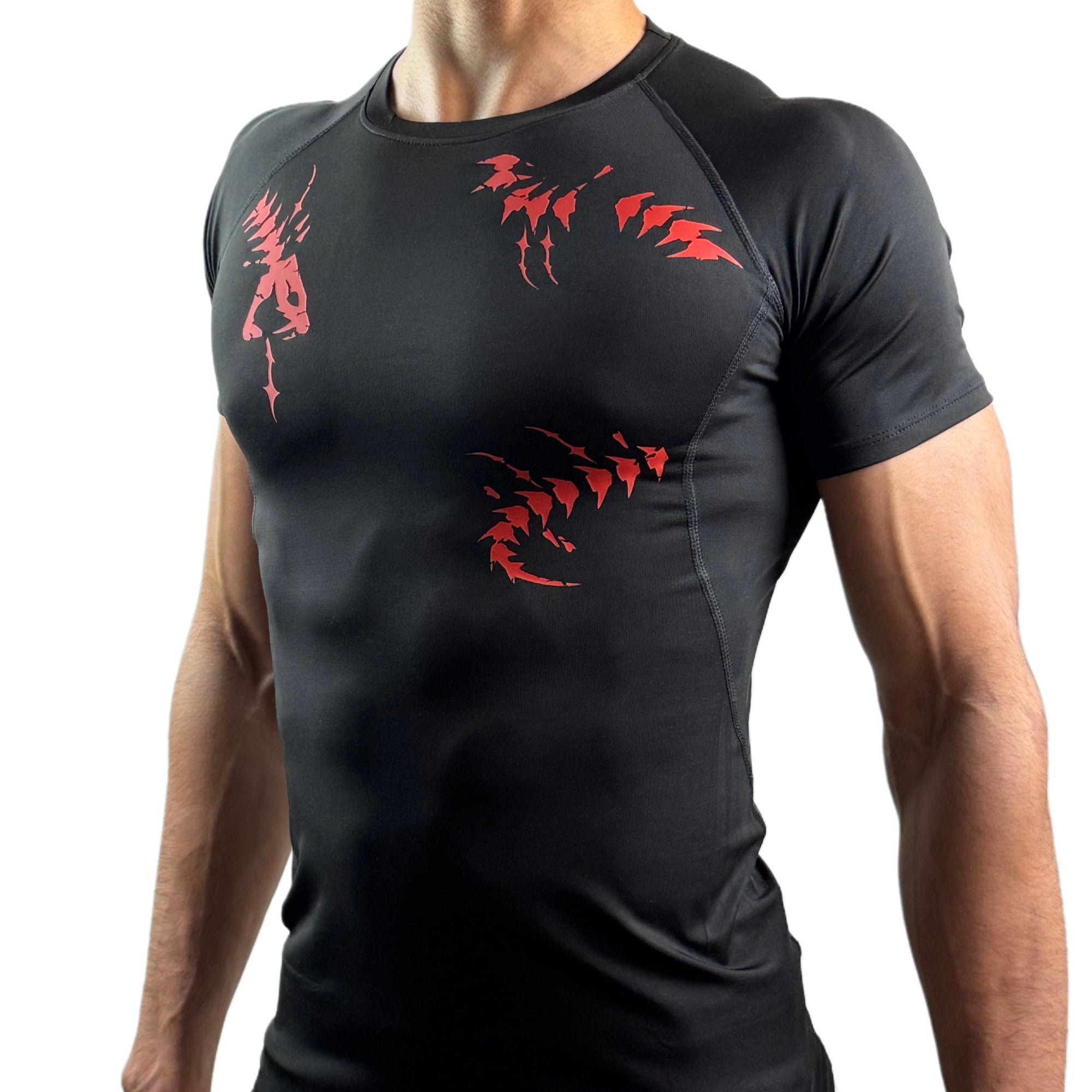 PLUDYNA SNAKE – Black Compression Tee