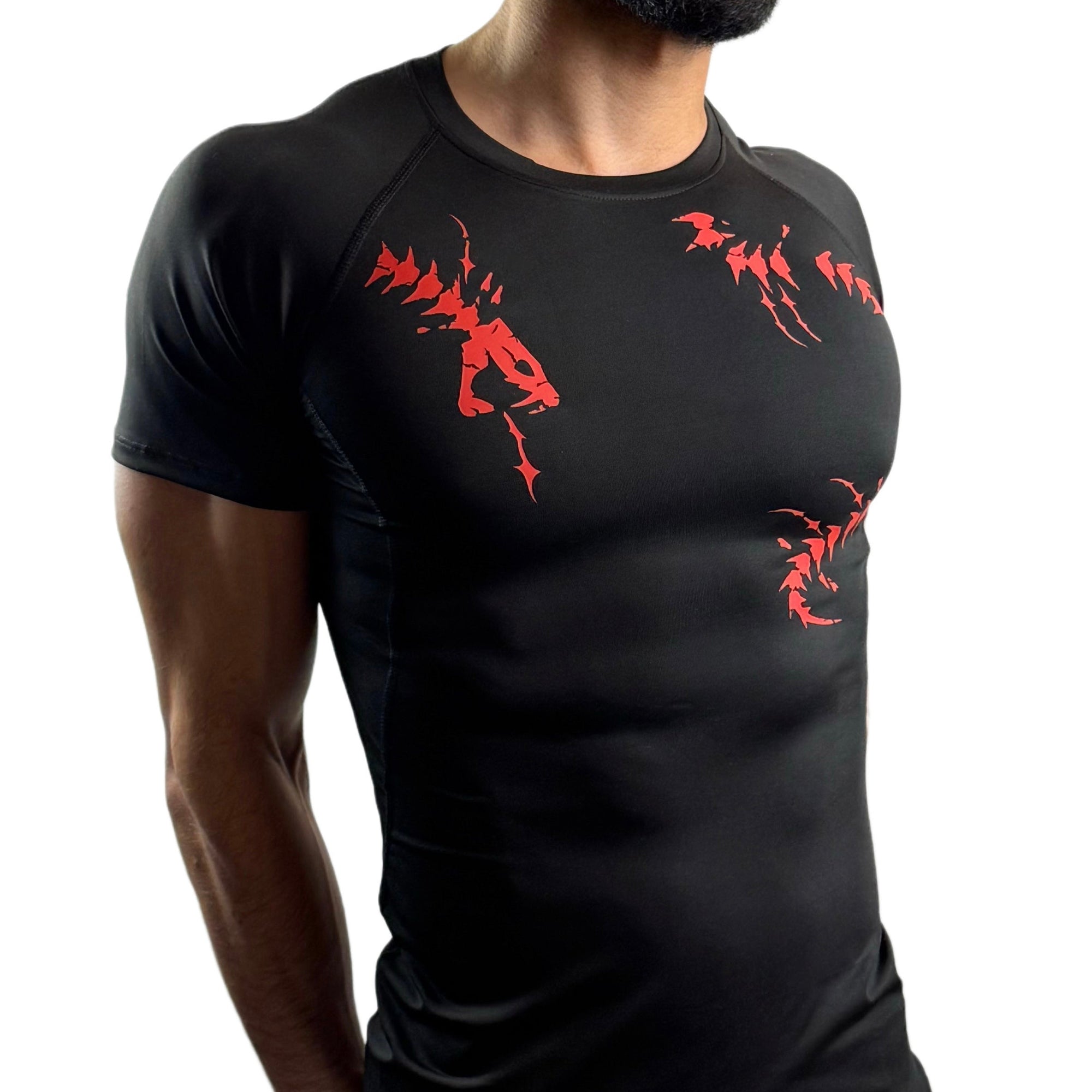 PLUDYNA SNAKE – Black Compression Tee