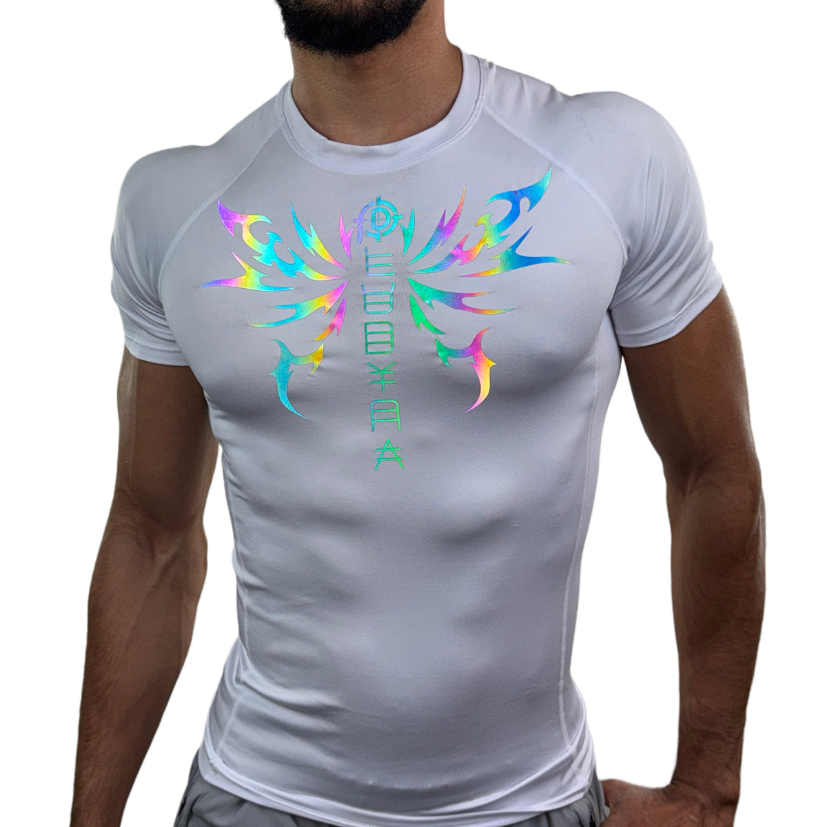 PLUDYNA BUTTERFLY – White Compression Tee