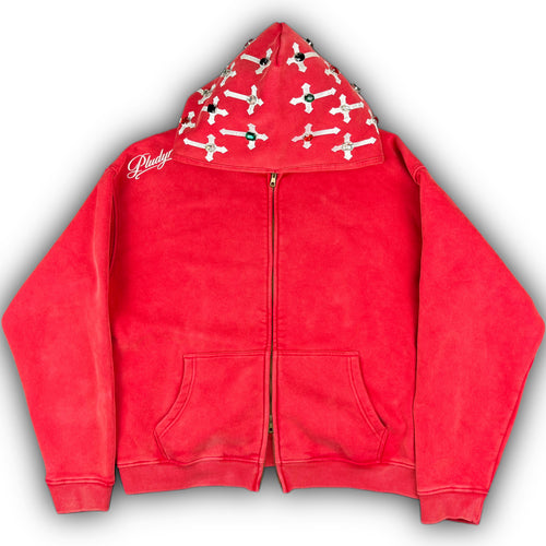 PLUDYNA GEMCOIF (ZIP UP ONLY) (RED)